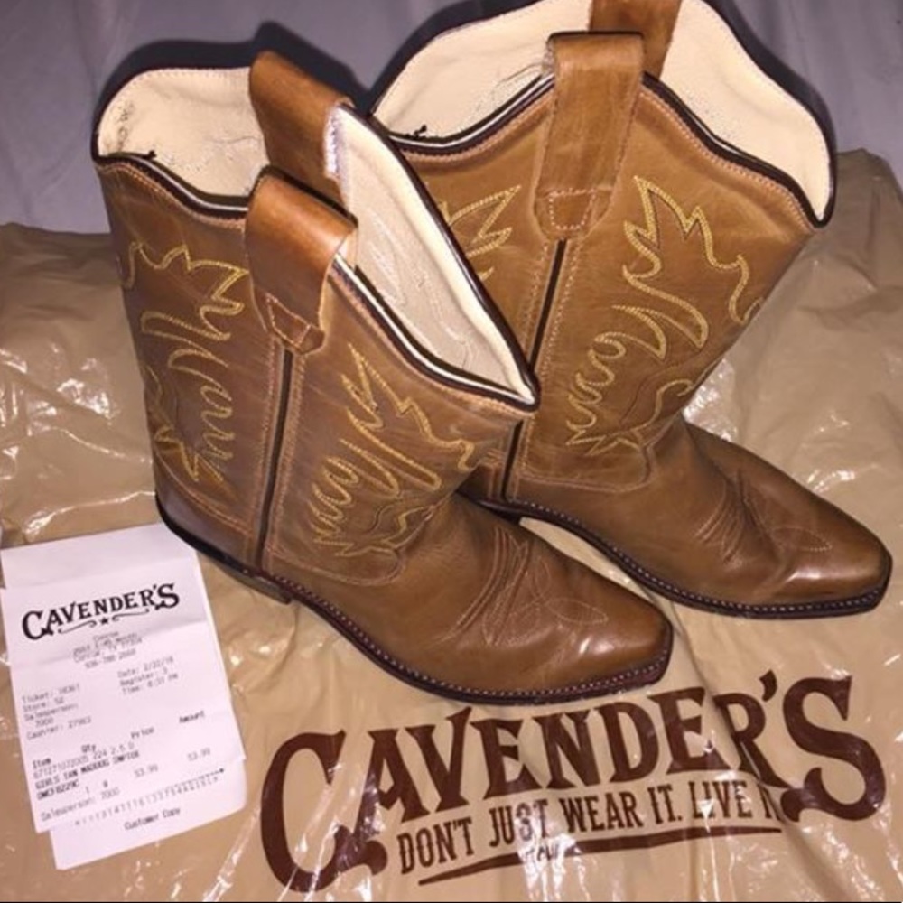 Girl’s Old West Snip Toe Boots